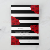 Der moderne Luxe Happy Valentinstag Feiertagskarte (Innenseite)