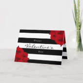 Der moderne Luxe Happy Valentinstag Feiertagskarte (Vorderseite)