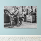 Der moderne Mechanismus 1939 Leinwanddruck (Insitu (Holzboden))