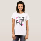 Der moderne Tag ihres Valentins T-Shirt (Vorne ganz)