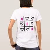 Der moderne Tag ihres Valentins T-Shirt (Rückseite)