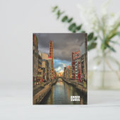 Der moderne Tag Osaka, Japan. Postkarte (Stehend Vorderseite)