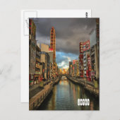 Der moderne Tag Osaka, Japan. Postkarte (Vorne/Hinten)