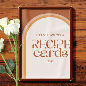 Der moderne Terracotta Arch verlasse hier Ihre Rez Poster