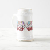 Der moderne Valentinstag Bierglas (Vorderseite Links)