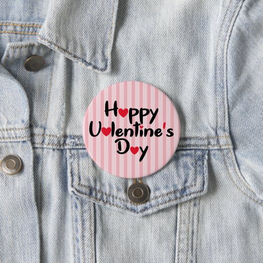 Der moderne Valentinstag Button (Beispiel)