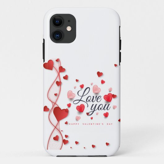 Der moderne Valentinstag Case-Mate iPhone Hülle (Rückseite)