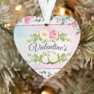 Der moderne Valentinstag Ornament