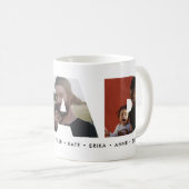 Der moderne VATER Daddy Foto Collage Cutout Vatert Kaffeetasse (VorderseiteRechts)