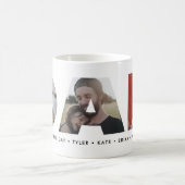 Der moderne VATER Daddy Foto Collage Cutout Vatert Kaffeetasse (Mittel)