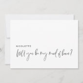 Der moderne Vorschlag wird meine Trauzeugin sein (Vorderseite)