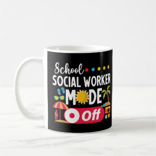 Der Modus der Sozialarbeiter in der Schule im sonn Kaffeetasse