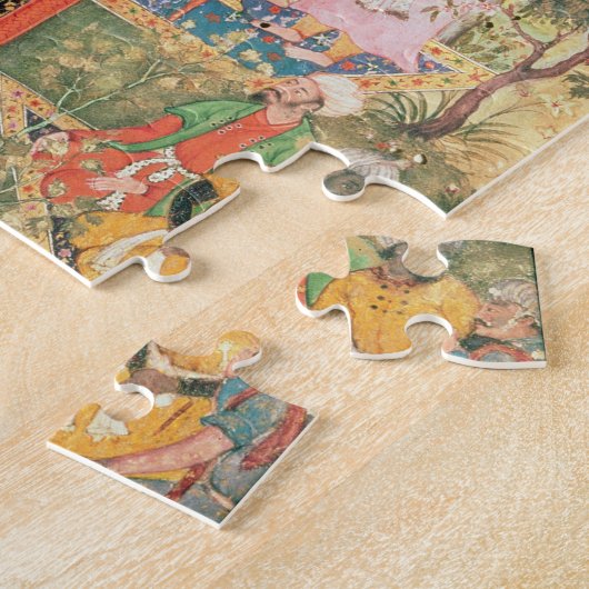 Der Mogul-Kaiser Babur empfängt die Abgesandten Puzzle (Seite)