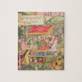 Der Mogul-Kaiser Babur empfängt die Abgesandten Puzzle (Vertikal)