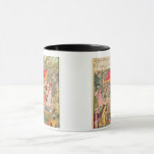 Der Mogul-Kaiser Babur empfängt die Abgesandten Tasse (Zentrum)