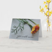 Der Mohn aus Kalifornien geht gut Karte (Gelbe Blume)