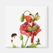 Der Mohnvorsprung Magnet (Vorne)