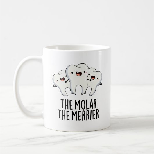 Der Molar der lustige Zahnstochstand Kaffeetasse (Links)