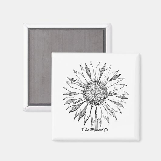 Der Moment Co. unterstützt Magnet (Vorderseite/Rückseite)