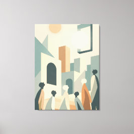 Der Moment davor - Zweifel und Schweigen Leinwanddruck