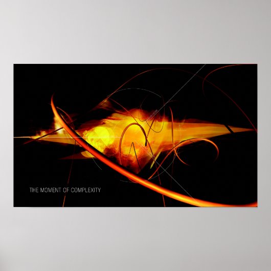 Der Moment der Komplexität Poster (Vorne)