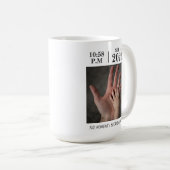 Der Moment, in dem ich Vater wurde, Personalisiert Kaffeetasse (VorderseiteRechts)