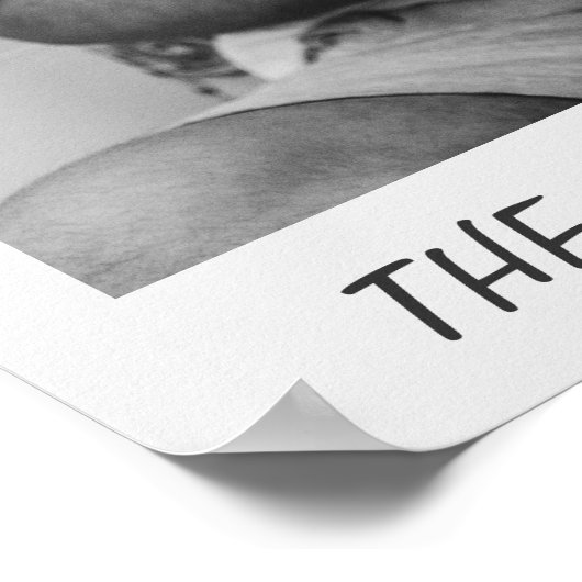 Der Moment, in dem ich Vater wurde, Personalisiert Poster (Ecke)