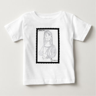 Der mona Luisa ,(mit Lenkrädern kleidet) Baby T-shirt