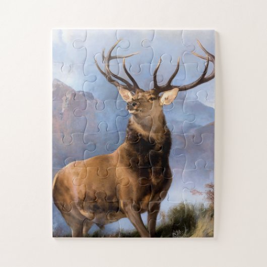 Der Monarch des Glens Puzzle (Vertikal)