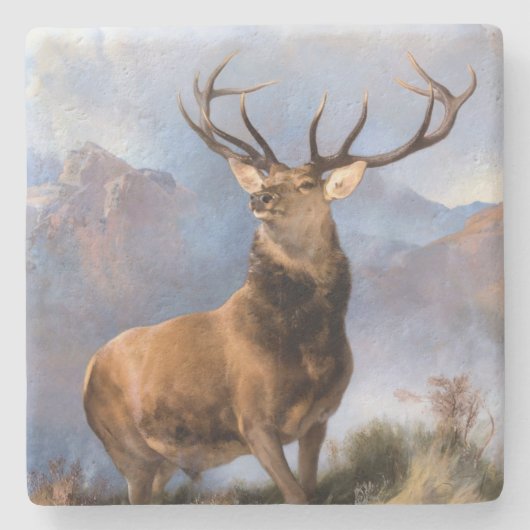 Der Monarch des Glens Steinuntersetzer (Vorderseite)