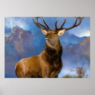 Der Monarch des Glens von Edwin Landseer Poster