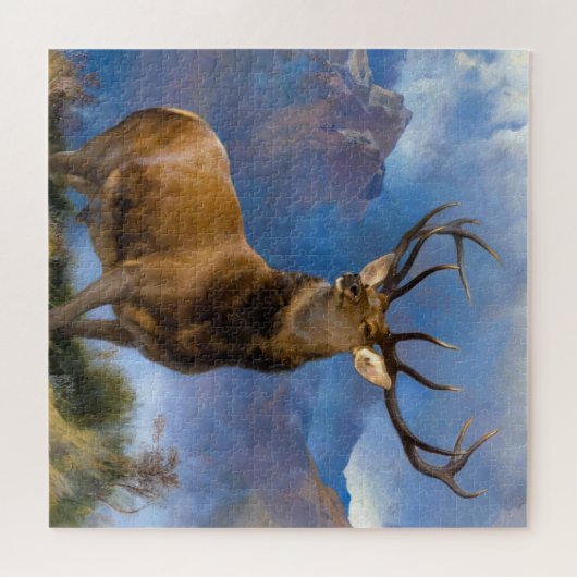 Der Monarch des Glens von Edwin Landseer Puzzle (Horizontal)