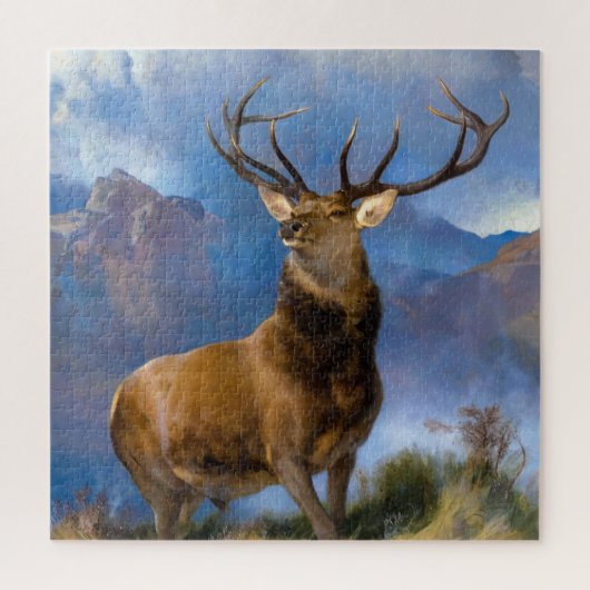 Der Monarch des Glens von Edwin Landseer Puzzle (Vertikal)