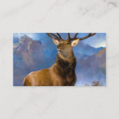 Der Monarch des Glens von Edwin Landseer Visitenkarte (Vorderseite)