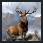 Der Monarch des Glens von Sir Edwin Landseer Poster<br><div class="desc">Es handelt sich um einen digital verbesserten Ausdruck eines antiken Ölgemäldes an der Leinwand,  das 1851 vom englischen Maler Sir Edwin Landseer fertig gestellt wurde.</div>
