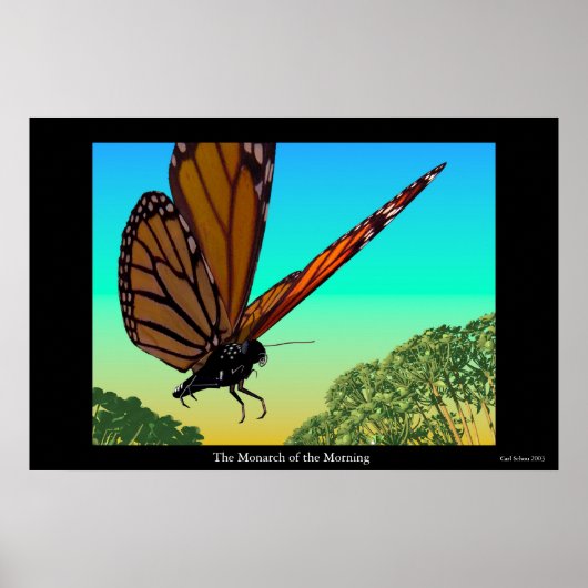 Der Monarch des Morgens Poster (Vorne)