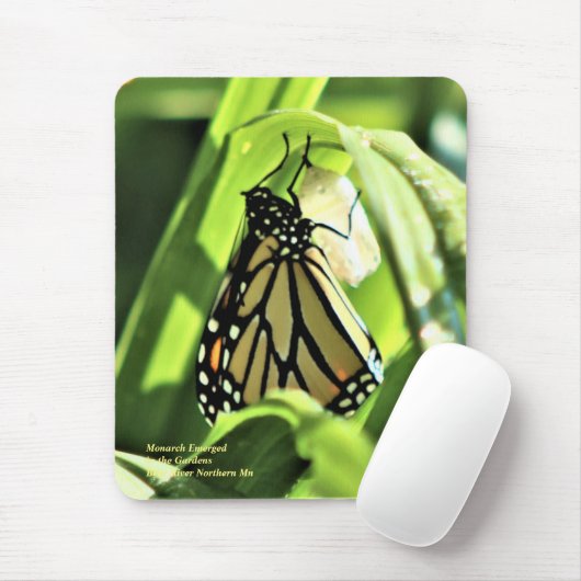 Der Monarch entstand im Garten Mousepad (Mit Mouse)