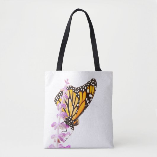 Der Monarch ist auf dem Lavendel Tasche (Vorderseite)