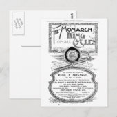 Der Monarchen König aller Zyklen Postkarte (Vorne/Hinten)