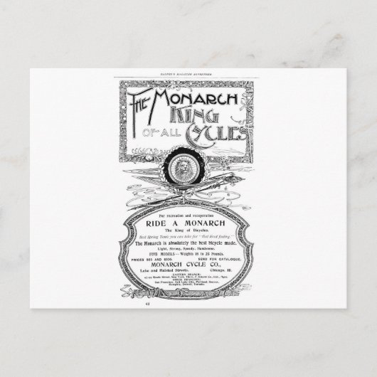 Der Monarchen König aller Zyklen Postkarte (Vorderseite)