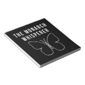 Der Monarchflüsterer Notizblock (angewinkelt)