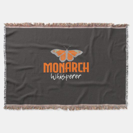 Der Monarchschmetterling flüstert Decke (Vorderseite)