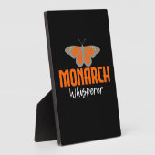 Der Monarchschmetterling flüstert Fotoplatte (Seite)