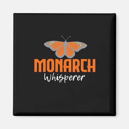 Der Monarchschmetterling flüstert Magnet (Vorne)