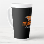 Der Monarchschmetterling flüstert Milchtasse (Linke Ecke)