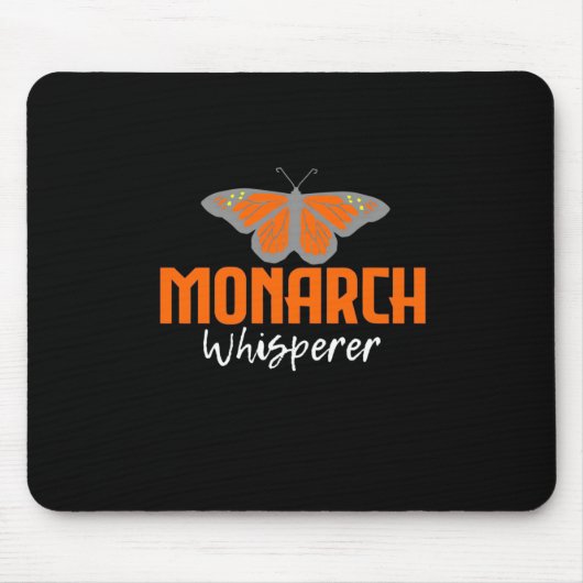 Der Monarchschmetterling flüstert Mousepad (Vorne)