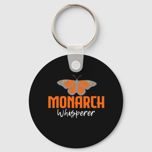 Der Monarchschmetterling flüstert Schlüsselanhänger (Vorderseite)