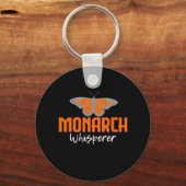 Der Monarchschmetterling flüstert Schlüsselanhänger (Vorderseite)
