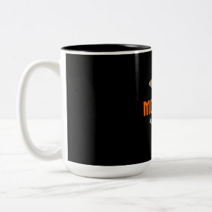Der Monarchschmetterling flüstert Zweifarbige Tasse