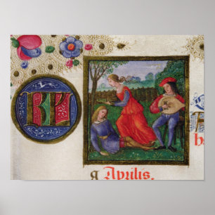 Der Monat April: Im Wiesen Poster